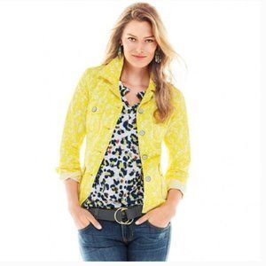 Cabi Yellow Daisies Field Jacket